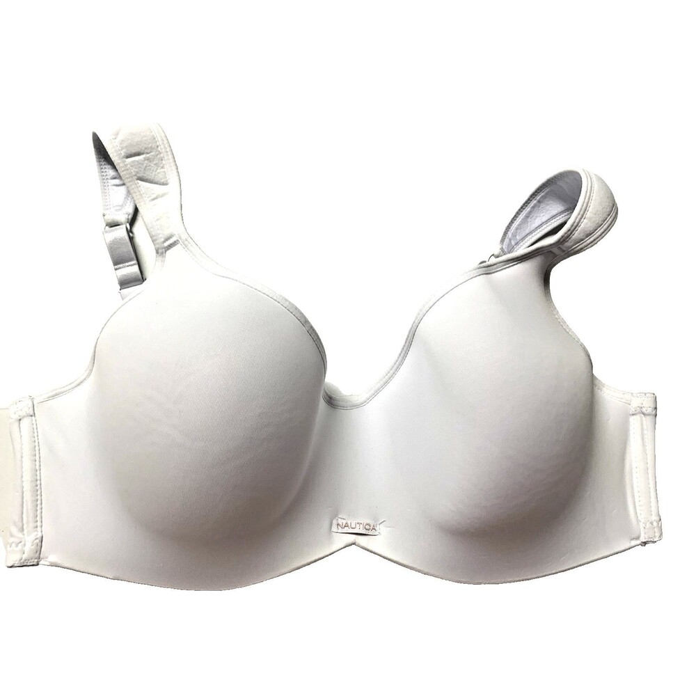 Nautica Intimates Bra 38C White Underwire Lightly Lined 3973-70
